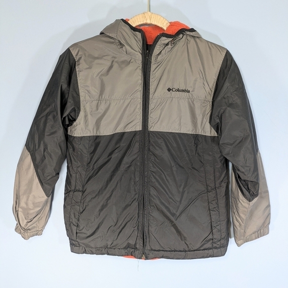 Columbia Other - Columbia Gray/Orange Reversible Midweight Jacket